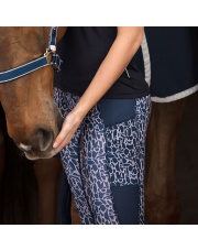 Horseware legginsy jeździeckie Animal Print 24h