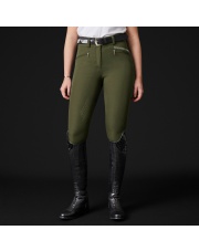 Mountain Horse bryczesy Diana z wysokim stanem, zielone 24h