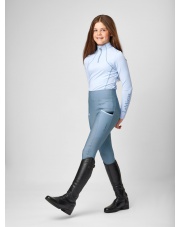 LeMieux legginsy jeździeckie Junior Denim 24h