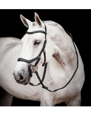 Horseware ogłowie Rambo Micklem 2 Competition, anatomiczne 24h