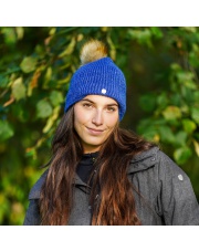 Mountain Horse czapka z pomponem Sparkle 24h