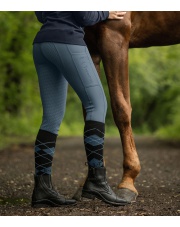 Elt legginsy jeździeckie Ella Glam, chalkblue 24h