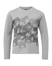 Mountain Horse bluzka jeździecka Running Horse Tee Junior 24h