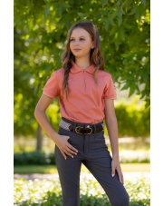 LeMieux koszulka młodzieżowa Polo Apricot 24h