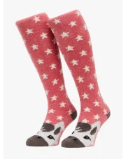 LeMieux podkolanówki Fluffy Andalusian Cranberry