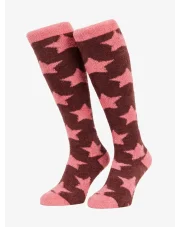 LeMieux podkolanówki Fluffy Sasha Star Damson