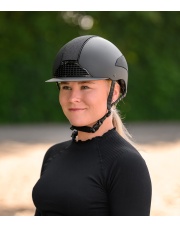 Swing kask jeździecki H24 Shine, black matt 24h