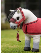 LeMieux zabawka kantar dla kucyka Vogue Cranberry 24h