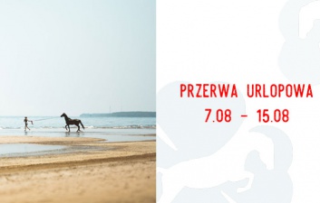 Przerwa urlopowa sierpień 2021